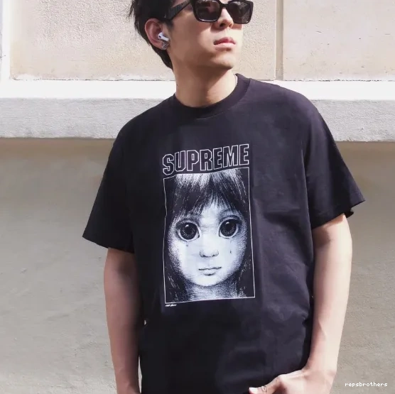 Keane Big L White 24SS XL S and Manga M Margaret Tears Black Tee Teardrop 1019